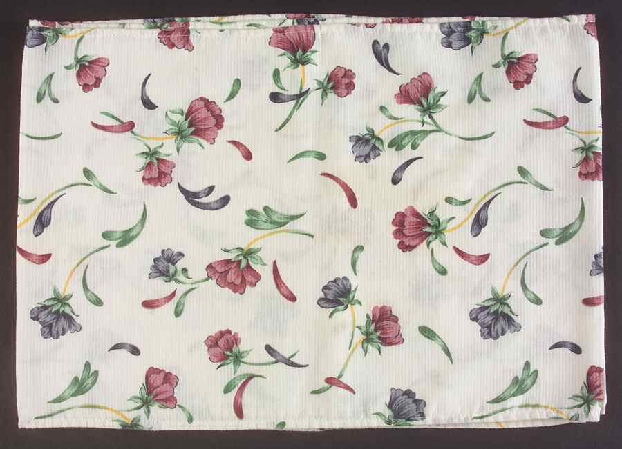 Poppies On Blue Table Runner-Cloth 12" X 70" by Lenox-1