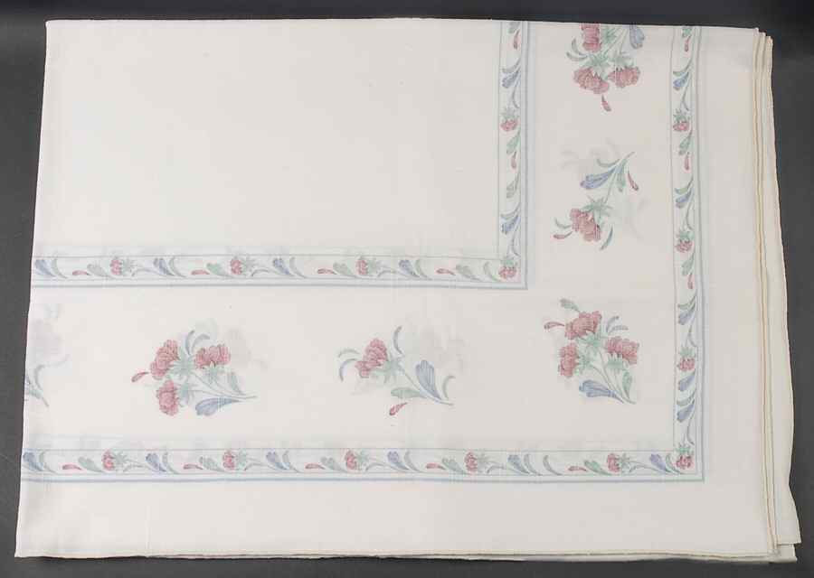 Poppies On Blue 48" x 70" Rectangular Tablecloth by Lenox-1