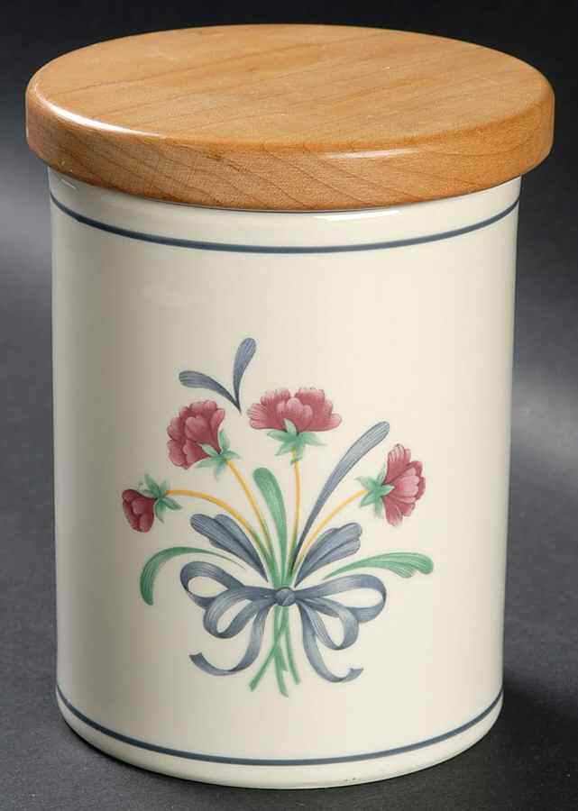 Poppies On Blue Small Canister & Lid by Lenox-1
