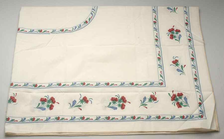 Poppies On Blue 52" x 70" Oblong Tablecloth by Lenox-1
