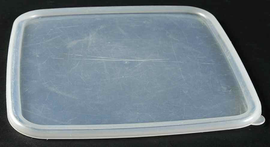 Poppies On Blue Plastic Lid for 8" Square Metal Baker by Lenox-1