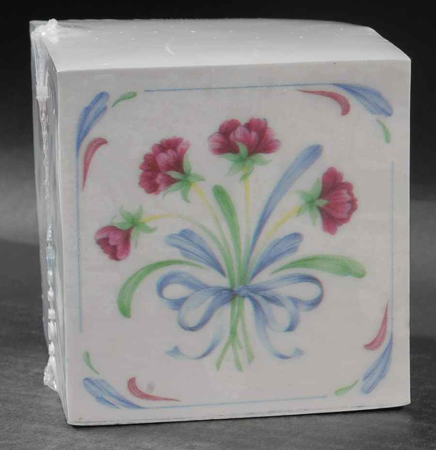 Poppies On Blue 4" X 4" Square Notepad (Pack) by Lenox-1