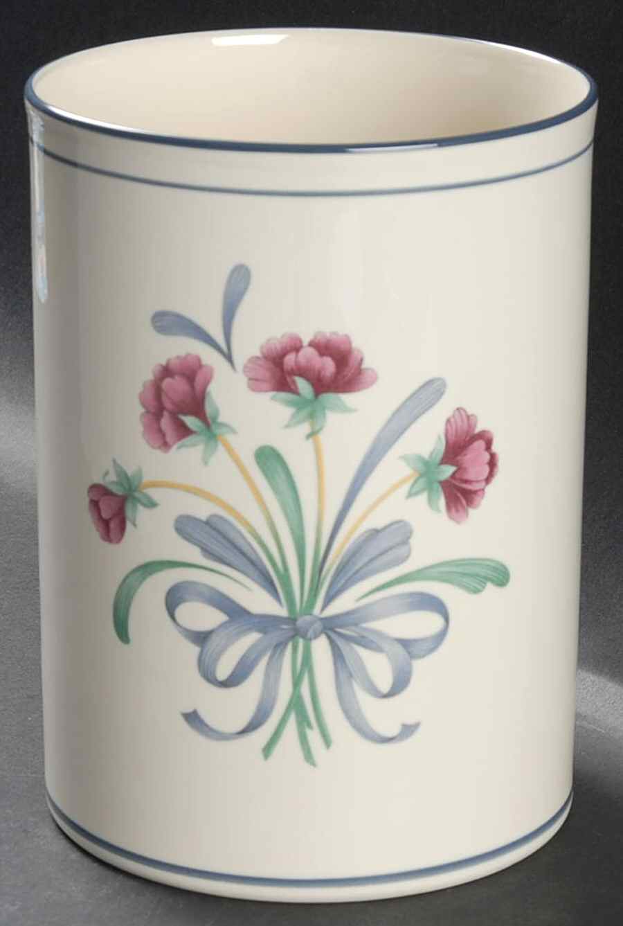 Poppies On Blue Large Canister No Lid by Lenox-1