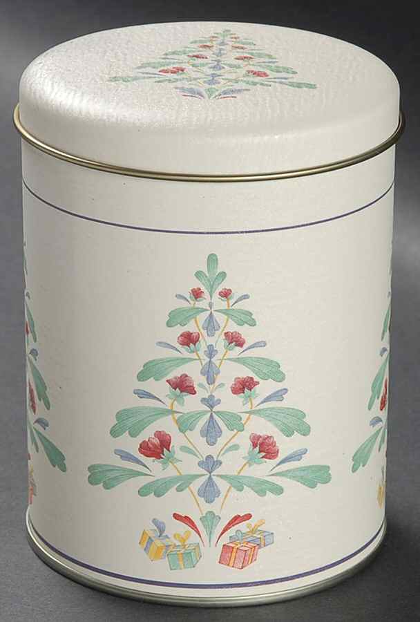 Poppies On Blue 5" Metal Storage Jar & Lid by Lenox-1