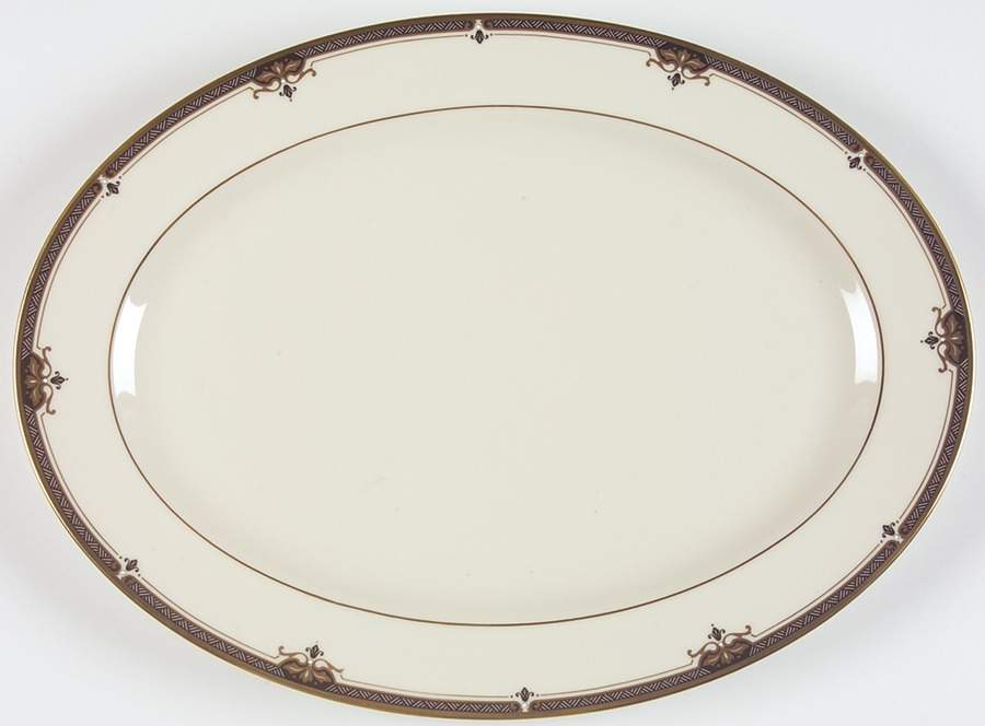 Potomac 13" Oval Serving Platter by Lenox-1