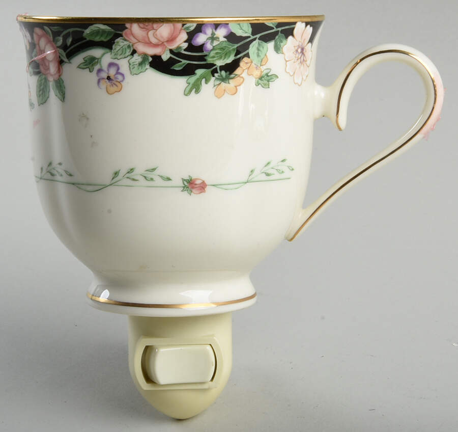 Prairie Blossoms 1 5/8" + cup (H) Night Light/Cup HC by Lenox-1