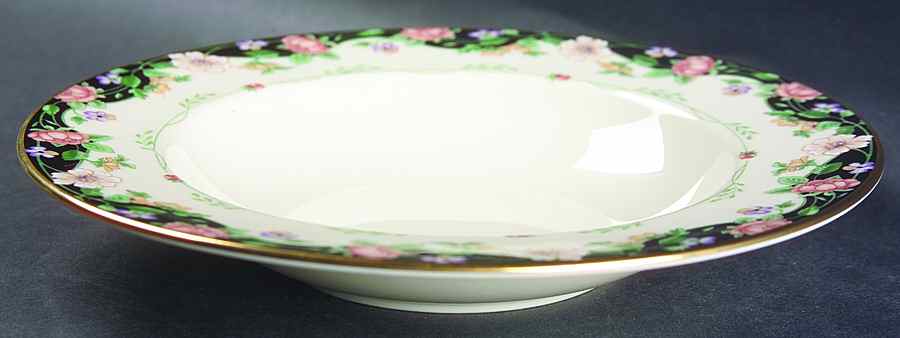 Prairie Blossoms Rim Soup Bowl by Lenox-1