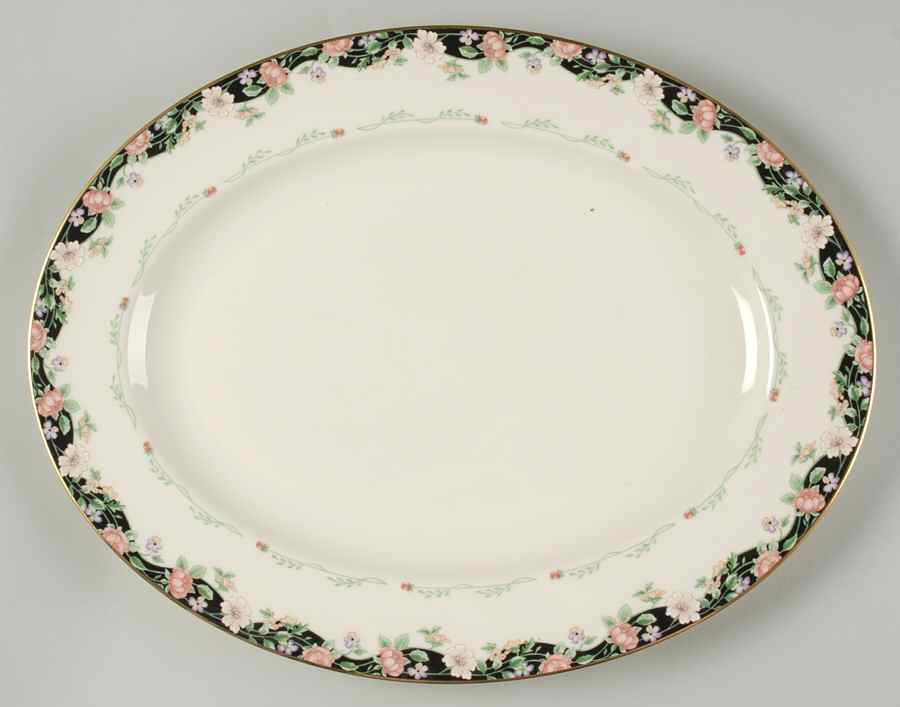 Prairie Blossoms 16" Oval Serving Platter by Lenox-1