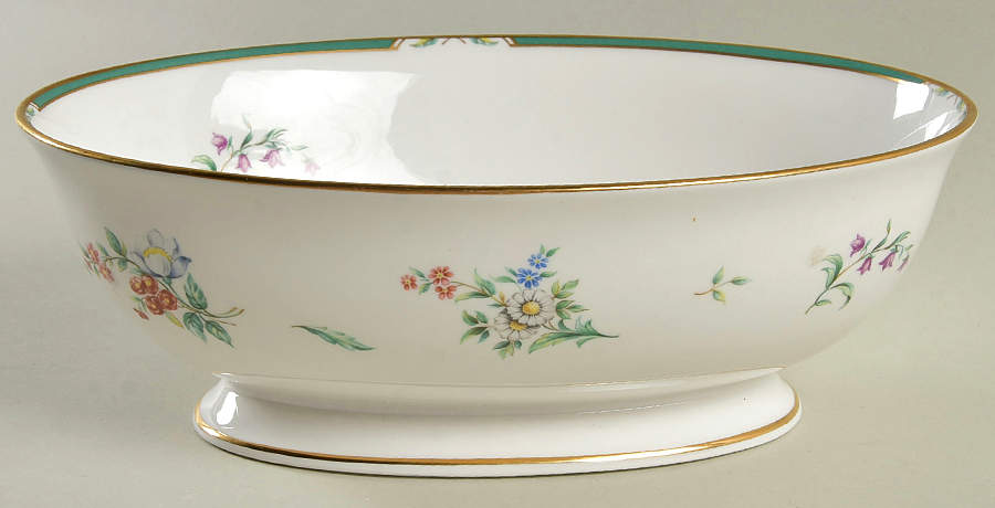 Provence Green 9" Oval Vegetable Bowl by Lenox-1
