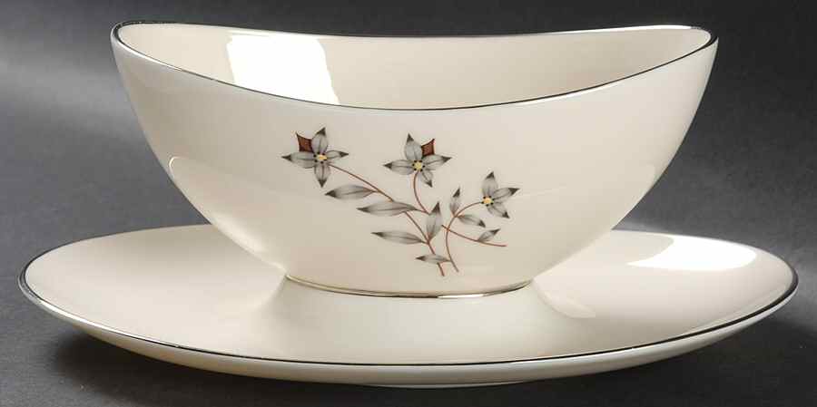 Princess Gravy Boat with Attached Underplate by Lenox-1