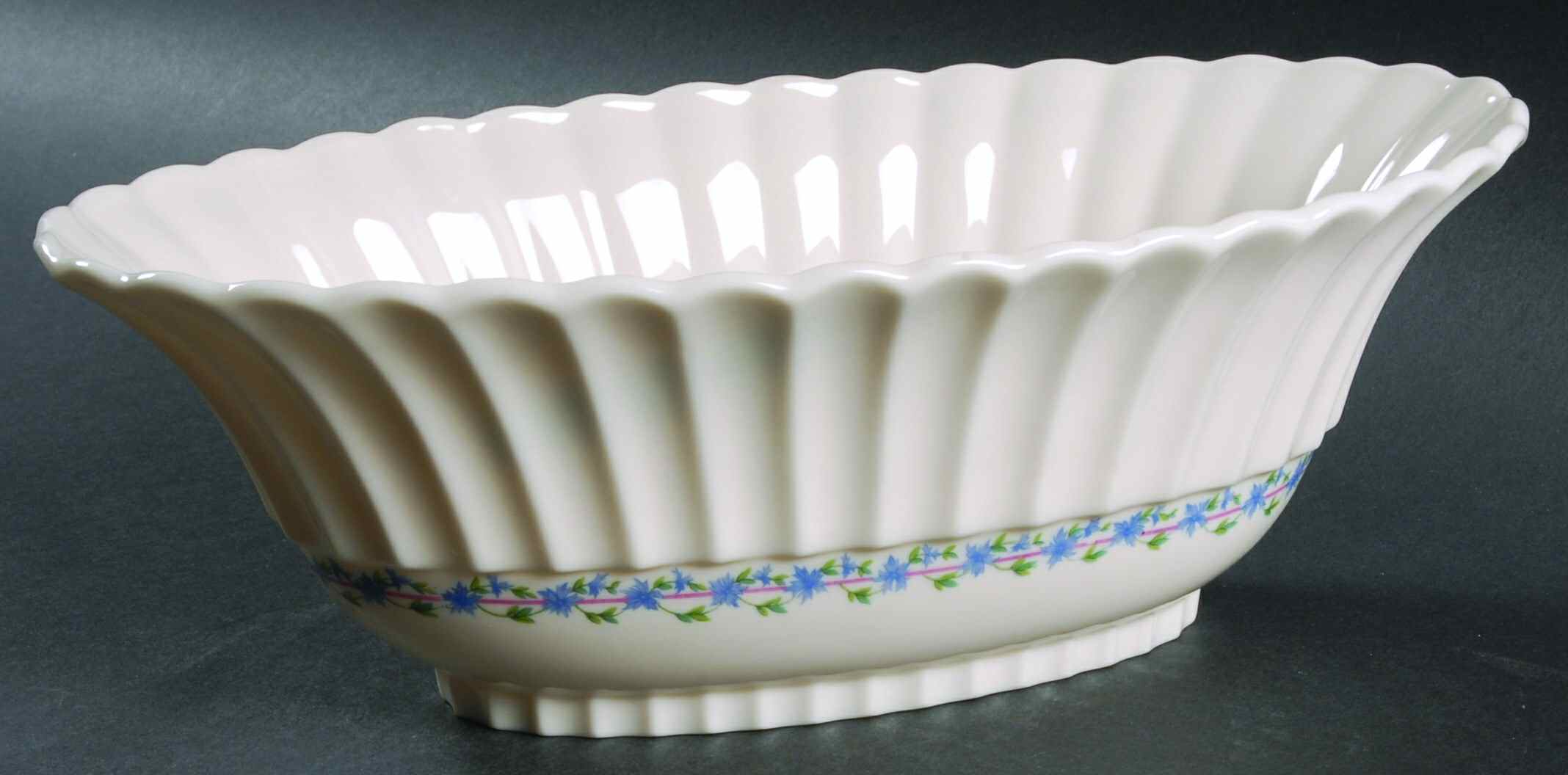 Priscilla 12" Oval Flower Bowl by Lenox-1
