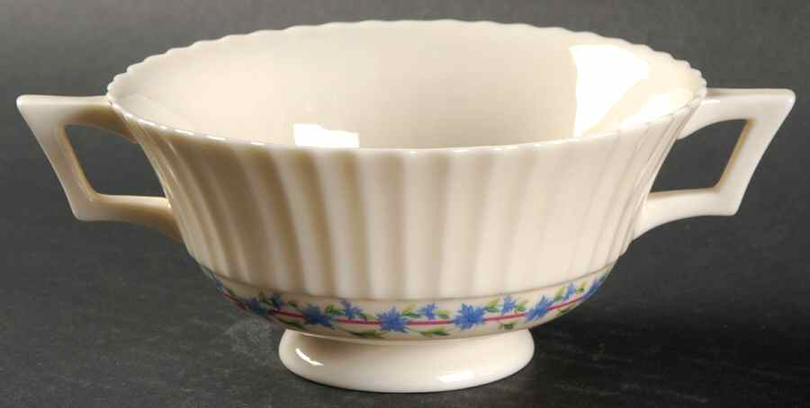 Priscilla Footed Cream Soup Bowl by Lenox-1