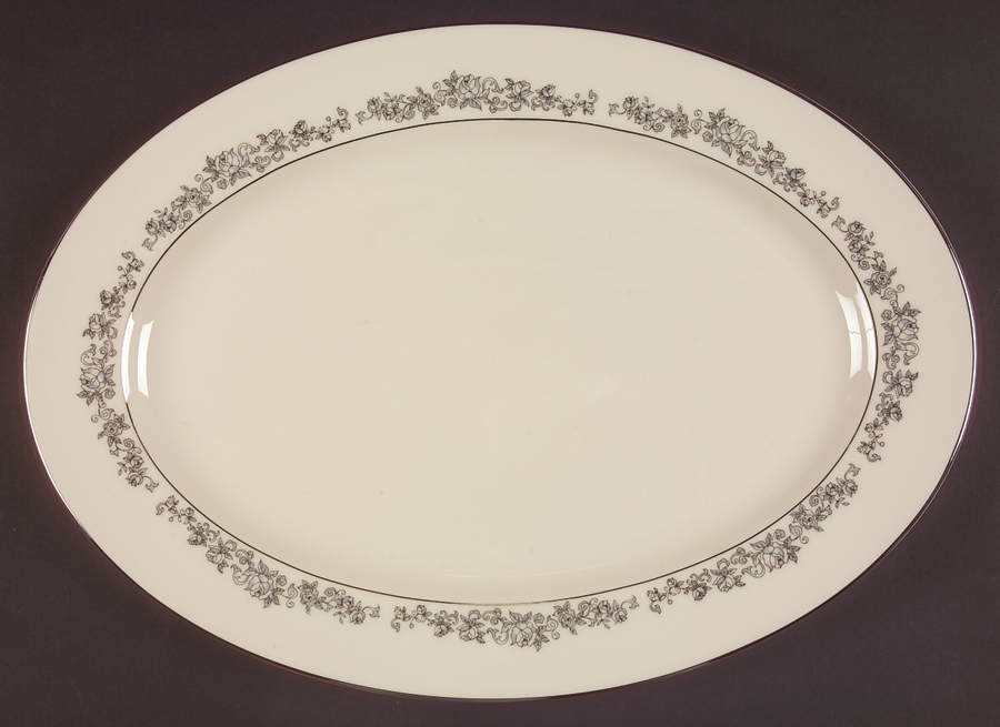 Promise 16" Oval Serving Platter by Lenox-1