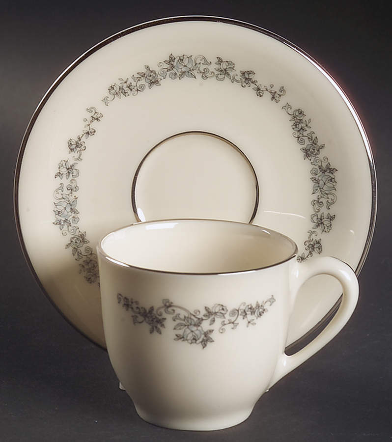 Promise Flat Demitasse Cup & Saucer Set by Lenox-1