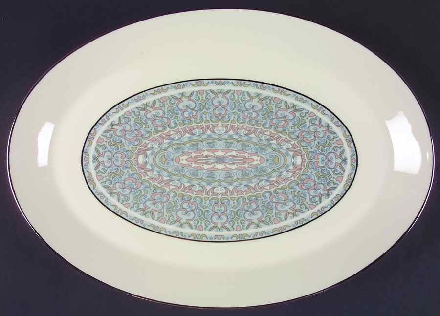 Projection 15" Oval Serving Platter by Lenox-1