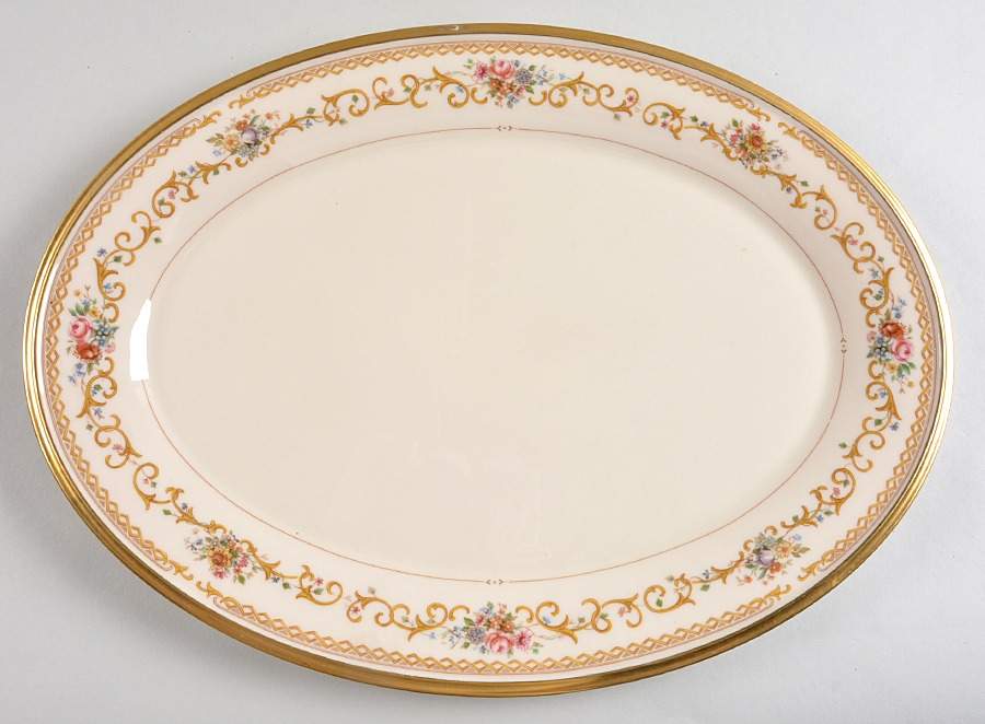Queen's Garden 16" Oval Serving Platter by Lenox-1