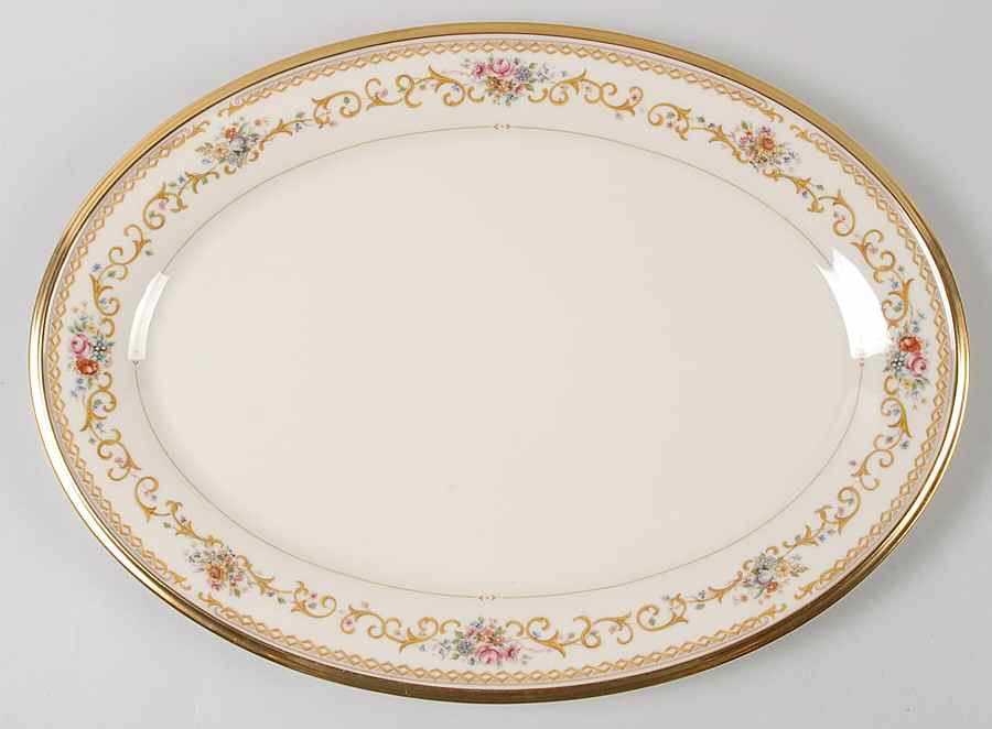 Queen's Garden 16" Oval Serving Platter by Lenox-1