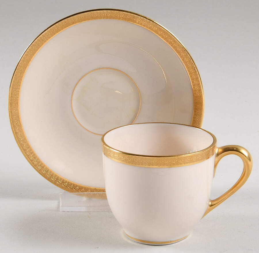 R4 Flat Demitasse Cup & Saucer Set by Lenox-1