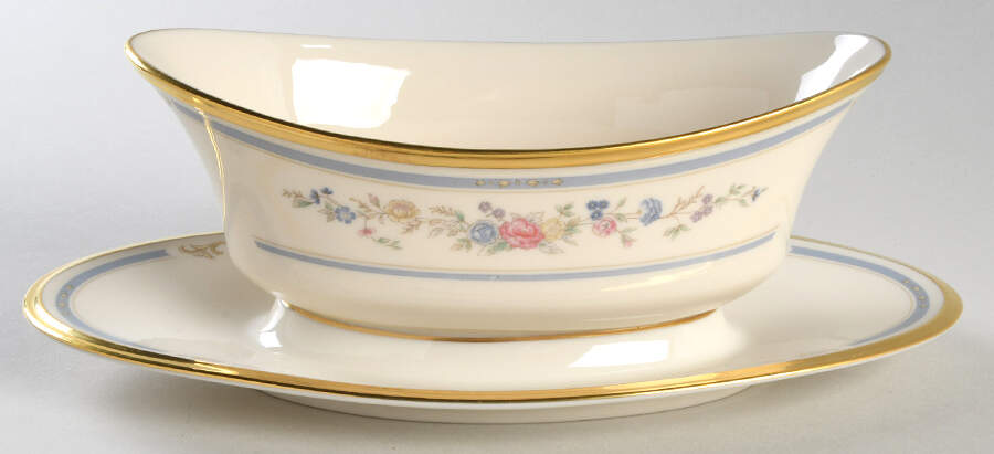 Raleigh Gravy Boat with Attached Underplate by Lenox-1