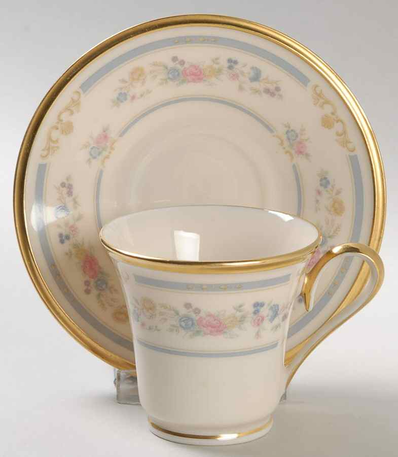 Raleigh Footed Demitasse Cup & Saucer Set by Lenox-1