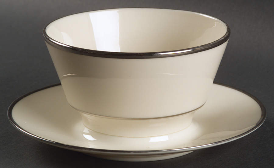 Rapture Gravy Boat with Attached Underplate by Lenox-1
