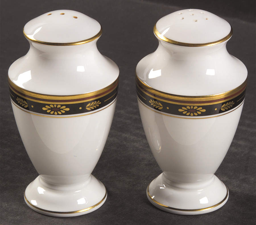 Regency Black Salt & Pepper Set by Lenox-1