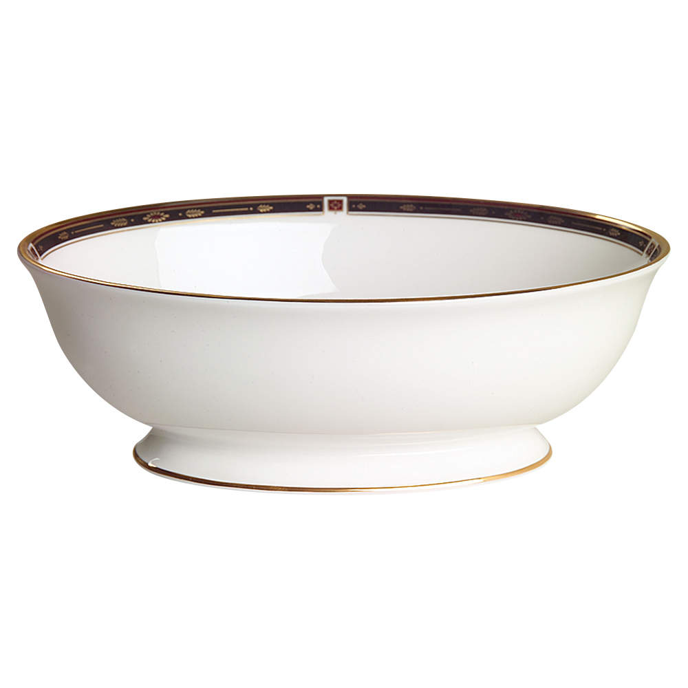 Regency Black 9" Oval Vegetable Bowl by Lenox-1
