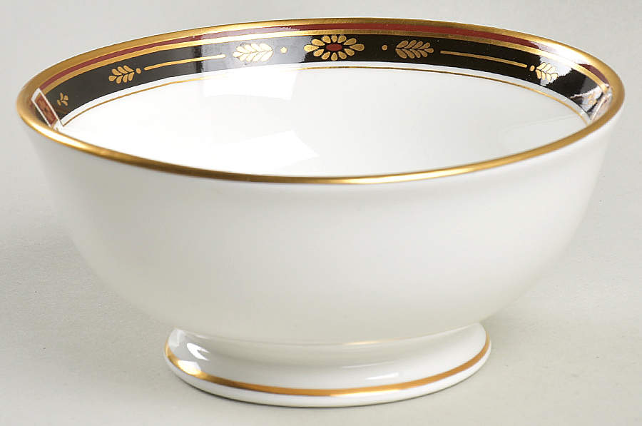 Regency Black Fruit/Dessert (Sauce) Bowl by Lenox-1