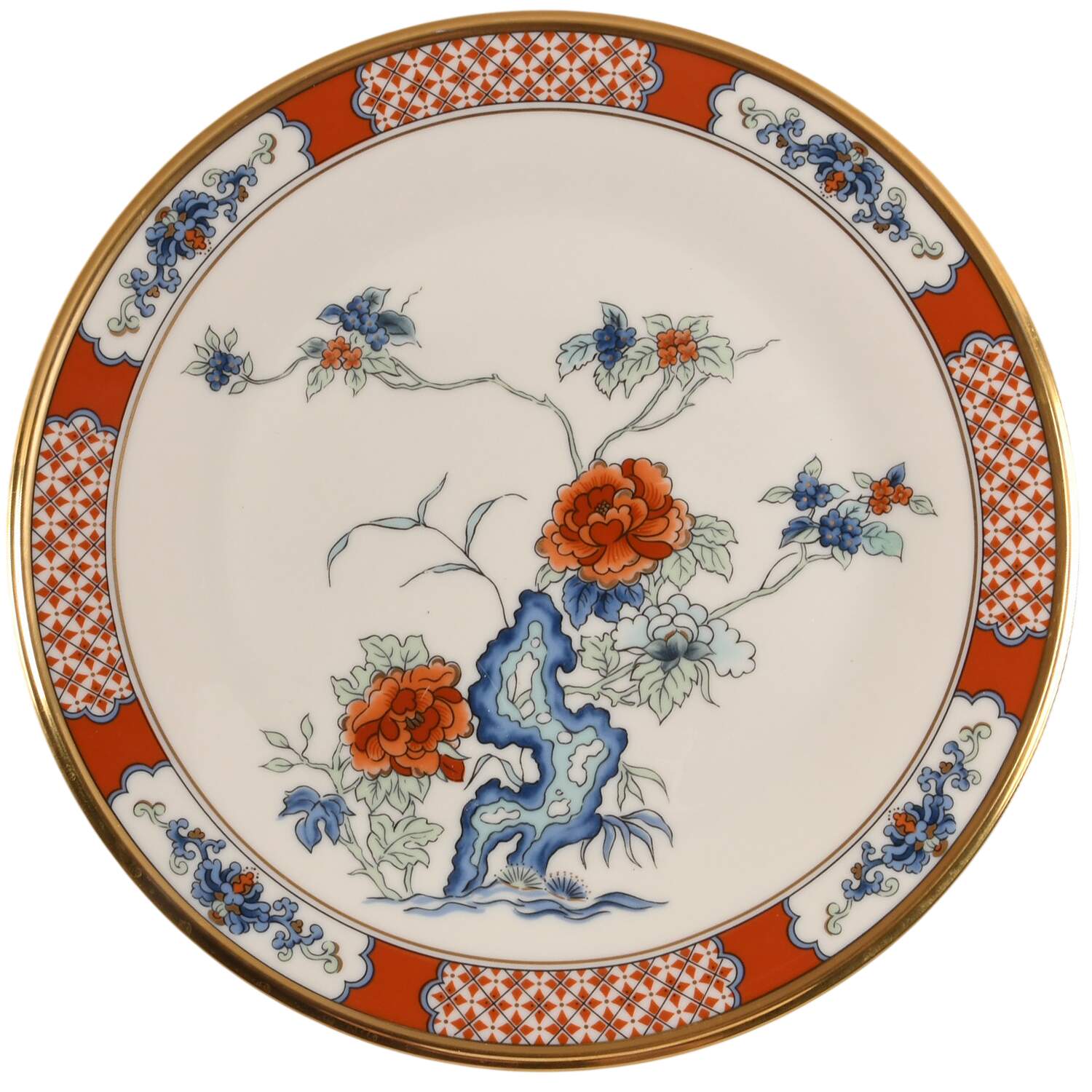 Red Lacquer Dinner Plate by Lenox-1