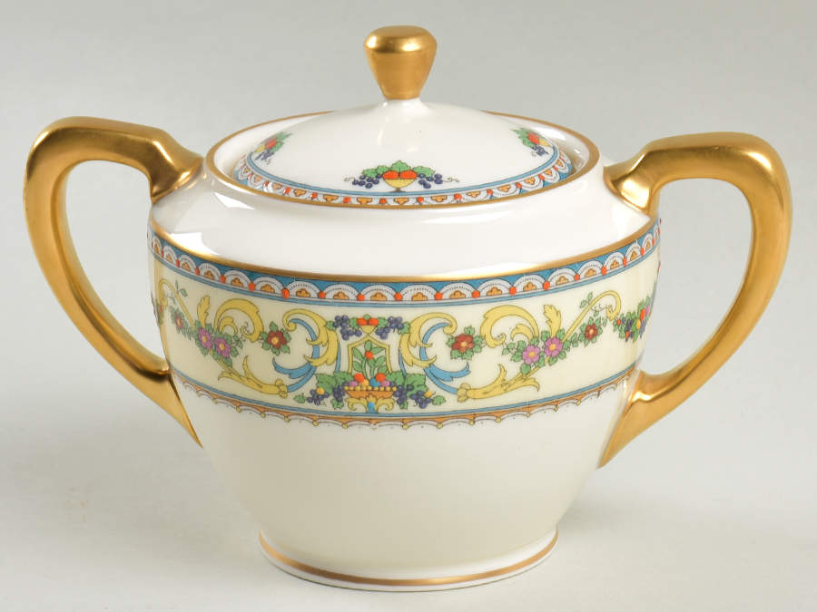 Renaissance Sugar Bowl & Lid by Lenox-1
