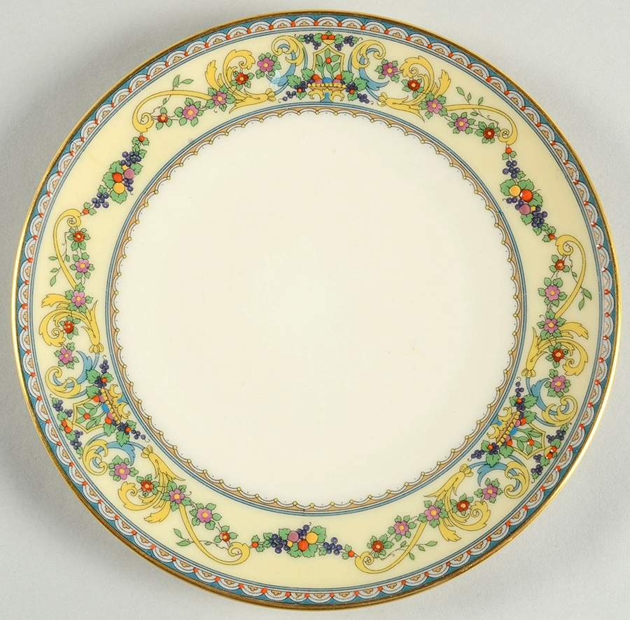 Renaissance Dessert Plate/Cream Soup Saucer for Flat Bowl by Lenox-1