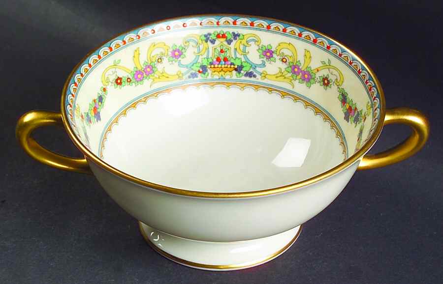 Renaissance Footed Cream Soup Bowl by Lenox-1