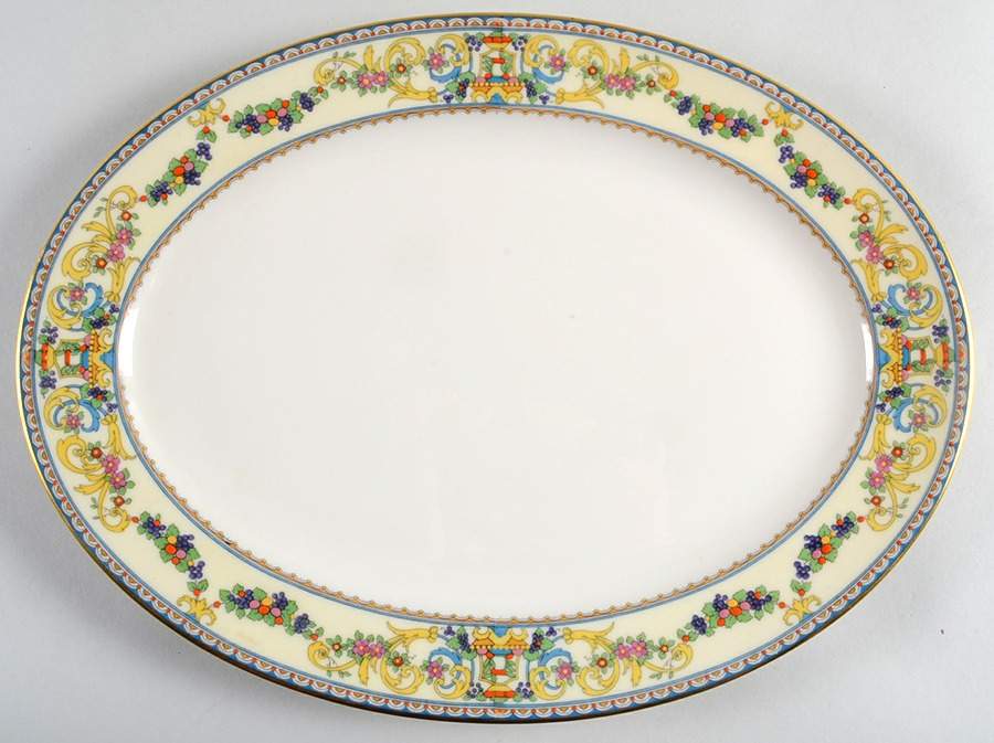 Renaissance 13" Oval Serving Platter by Lenox-1