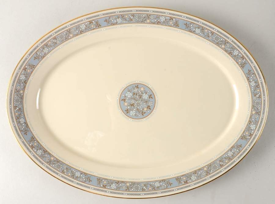 Rendezvous 16" Oval Serving Platter by Lenox-1
