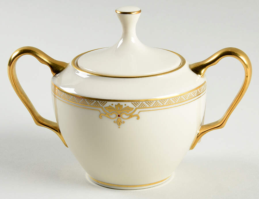 Republic Sugar Bowl & Lid by Lenox-1