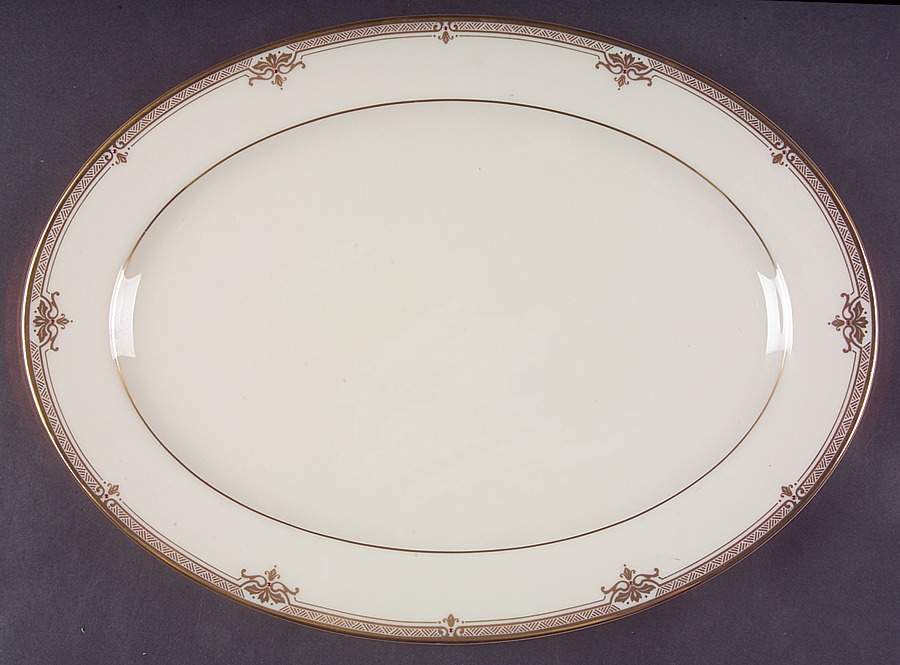 Republic 13" Oval Serving Platter by Lenox-1