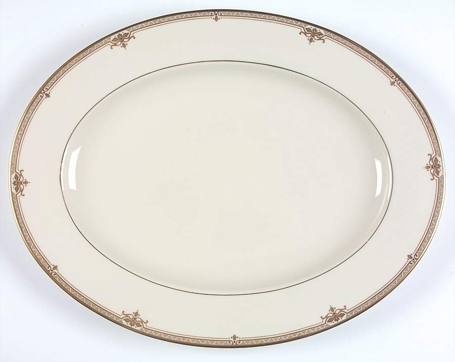 Republic 15" Oval Serving Platter by Lenox-1