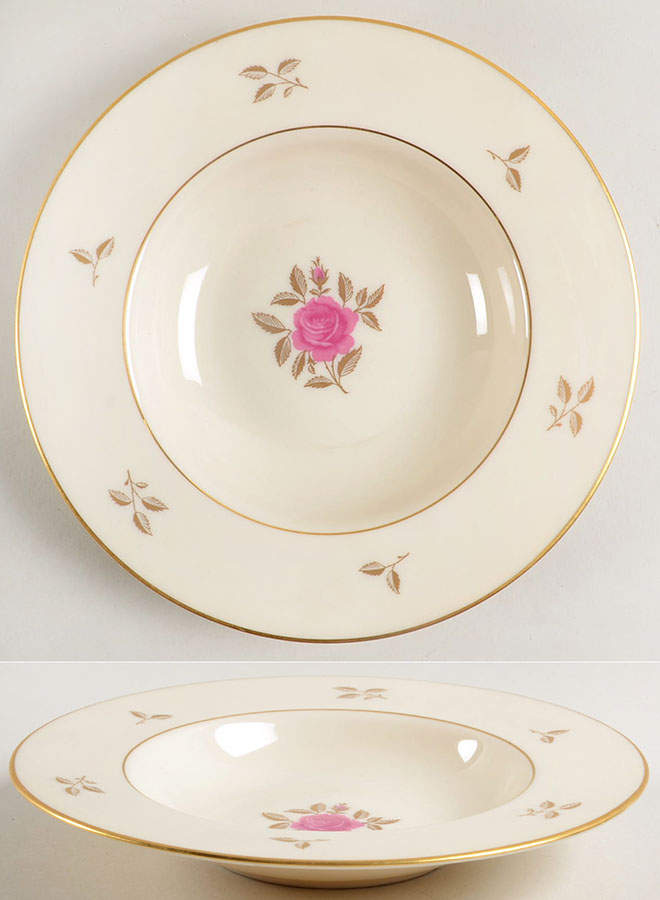 Rhodora Rim Soup Bowl by Lenox-1