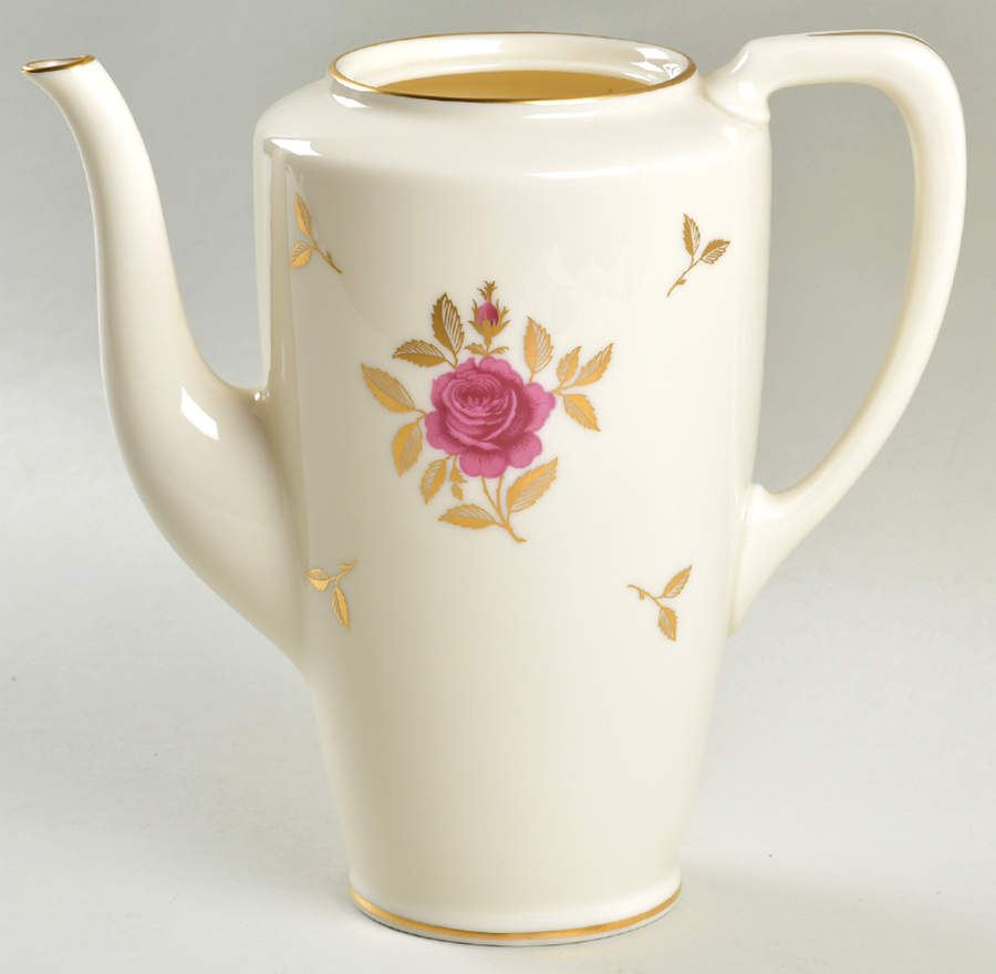 Rhodora Shape 1960 Coffee Pot No Lid by Lenox-1