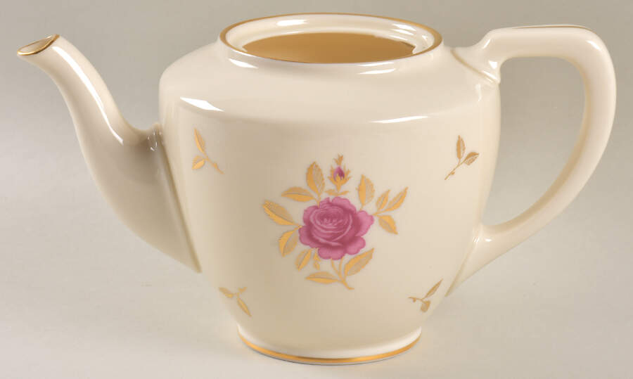 Rhodora Teapot No Lid by Lenox-1
