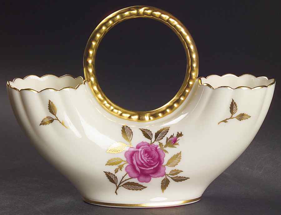 Rhodora Flower Holder with Center Handle by Lenox-1