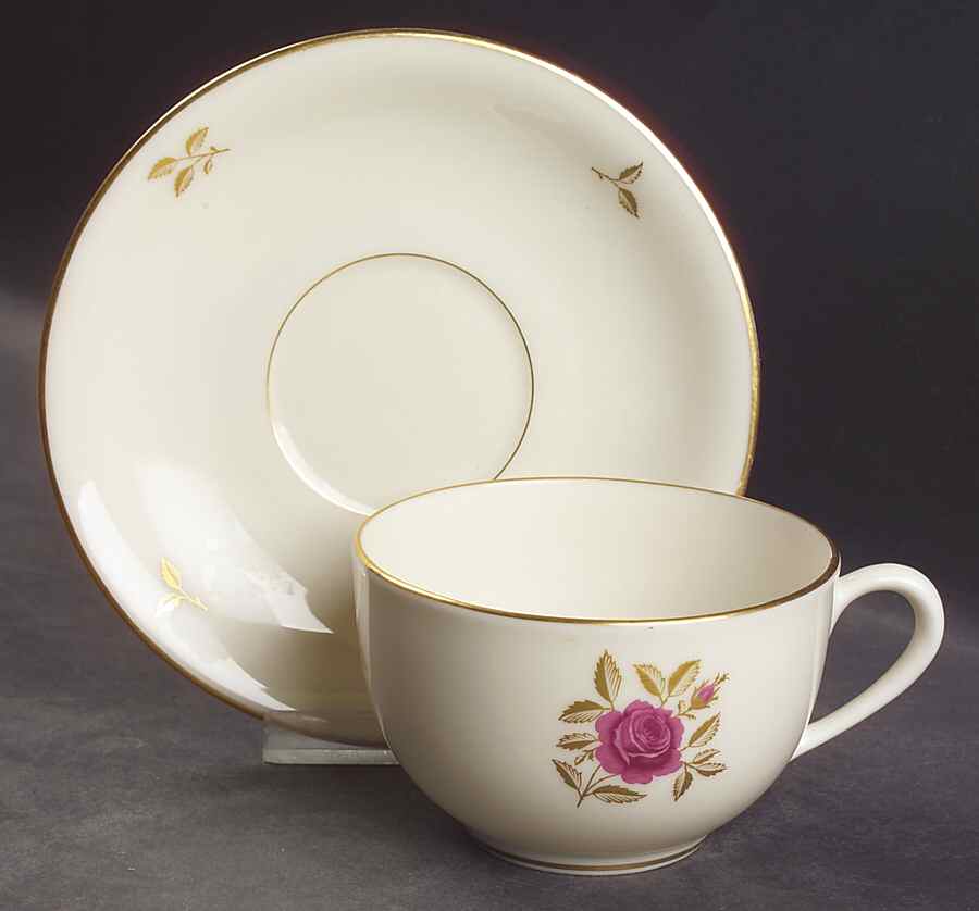 Rhodora Oversized Cup & Saucer Set by Lenox-1