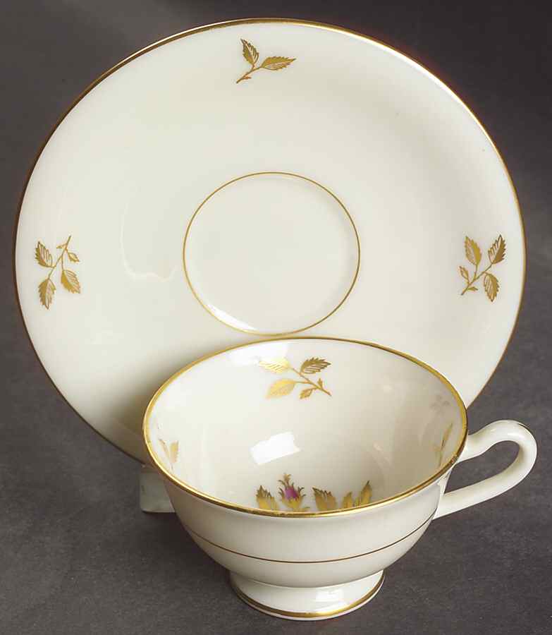 Rhodora Footed Demitasse Cup & Saucer Set by Lenox-1