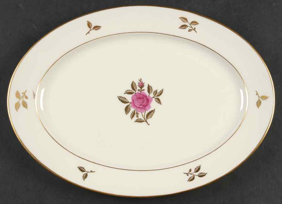 Rhodora 11" Oval Serving Platter by Lenox-1