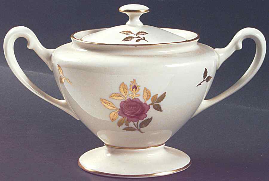 Rhodora Shape 743 Sugar Bowl & Lid by Lenox-1