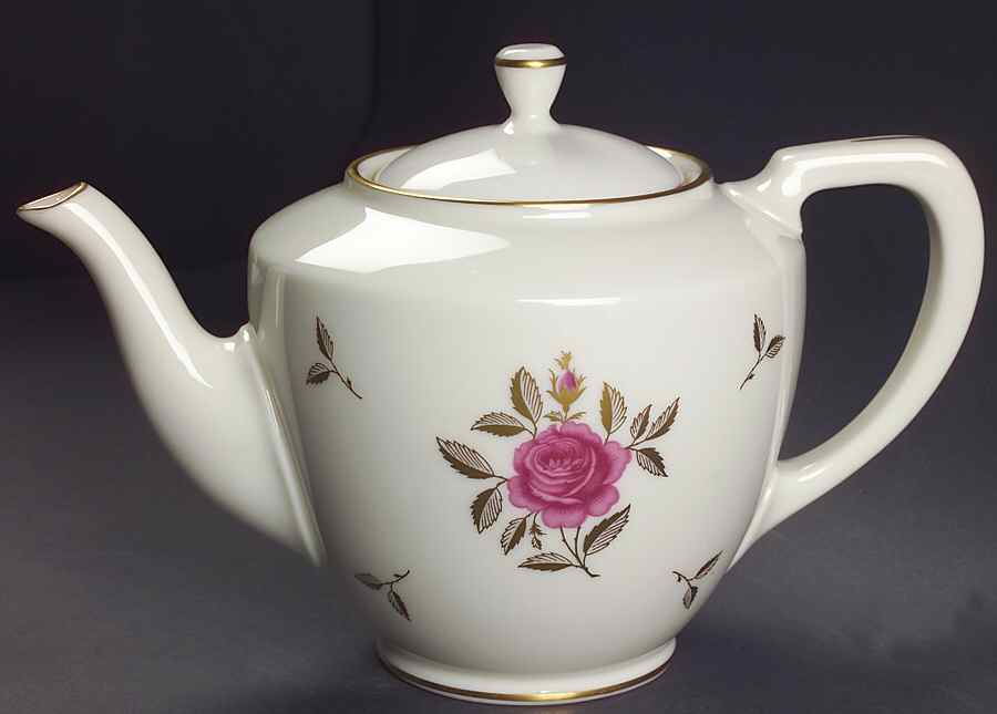 Rhodora Shape 1961 Teapot & Lid by Lenox-1
