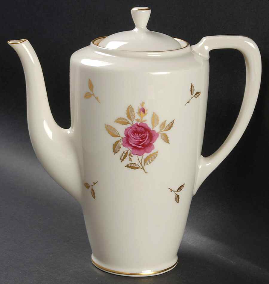 Rhodora Shape 1960 Coffee Pot & Lid by Lenox-1