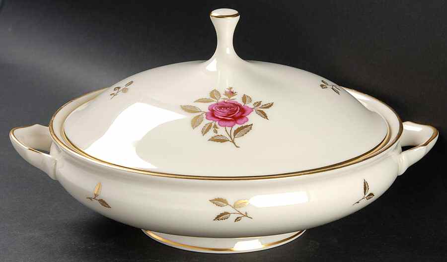Rhodora Round Covered Vegetable by Lenox-1