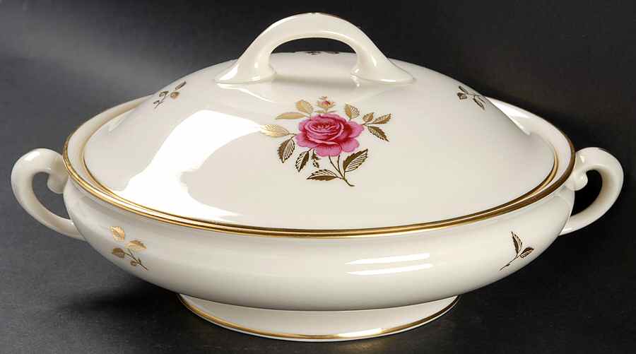 Rhodora Round Covered Vegetable by Lenox-1