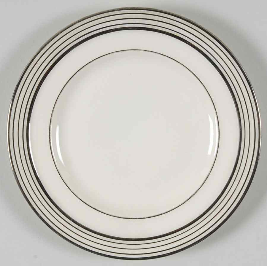 Rhythm White Bread & Butter Plate by Lenox-1